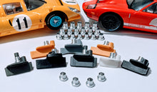 Load image into Gallery viewer, Scalextric slot car guide adapters for Carrera & wood tracks PK of 4