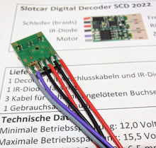 Load image into Gallery viewer, FT Slottechnik SCD2022 1/32 digital chip Carrera(R) 1/32 compatible
