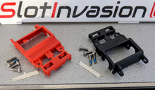 Load image into Gallery viewer, SI 1/24 Motor/Axle Mount WITH Suspension for Carrera (R) 1/24 cars Red or Black
